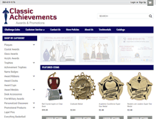 Tablet Screenshot of classicachievements.com